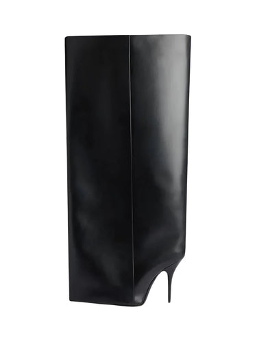 Fashion Catwalk Boots Women's Knee-High Stiletto Boots Dress Winter Pull On Plus Size Boots, Drestiny, Knee Highs, Boots, Heels, High Heels, Stilettos, Black, 5, 6, 6.5, 7, 7.5, 8, 9, 9.5, 10, 10.5, Custom_Made, United States, USA, Australia, New Zealand, Canada, High-heeled knee boots, Black stiletto boots, knee high boots, Catwalk boots, avant garde boots, high fashion boots, runway boots, statement boots, shopdrestiny.com